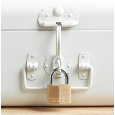 40mm wide solid brass body padlock