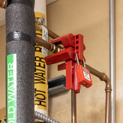 4 leg quarter turn valve lockout