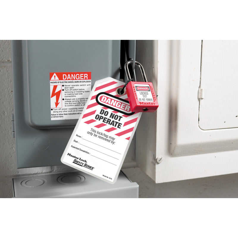 Do Not Operate Safety Tag, English, Laminated