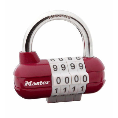 64mm wide set your own combination pro sport padlock; assorted colours