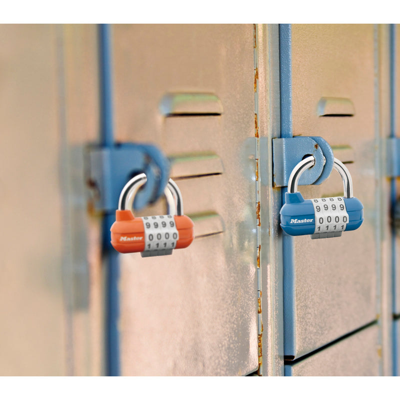 64mm wide set your own combination pro sport padlock; assorted colours