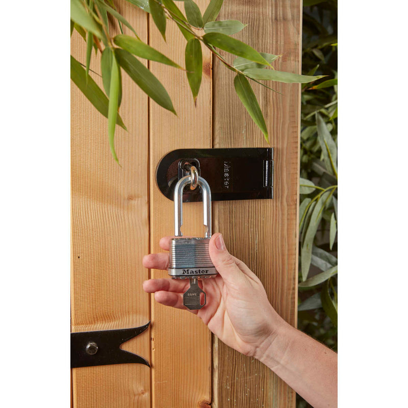52mm wide Excell® laminated steel padlock with 38mm long shackle