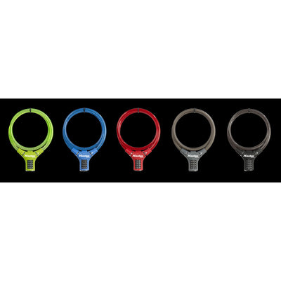 90cm long x 12mm diameter set your own combination cable lock; black