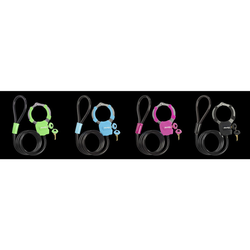 1m long x 8mm diameter keyed cable Street Cuff® lock