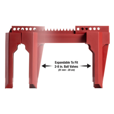 Adjustable Ball Valve Lockout Device