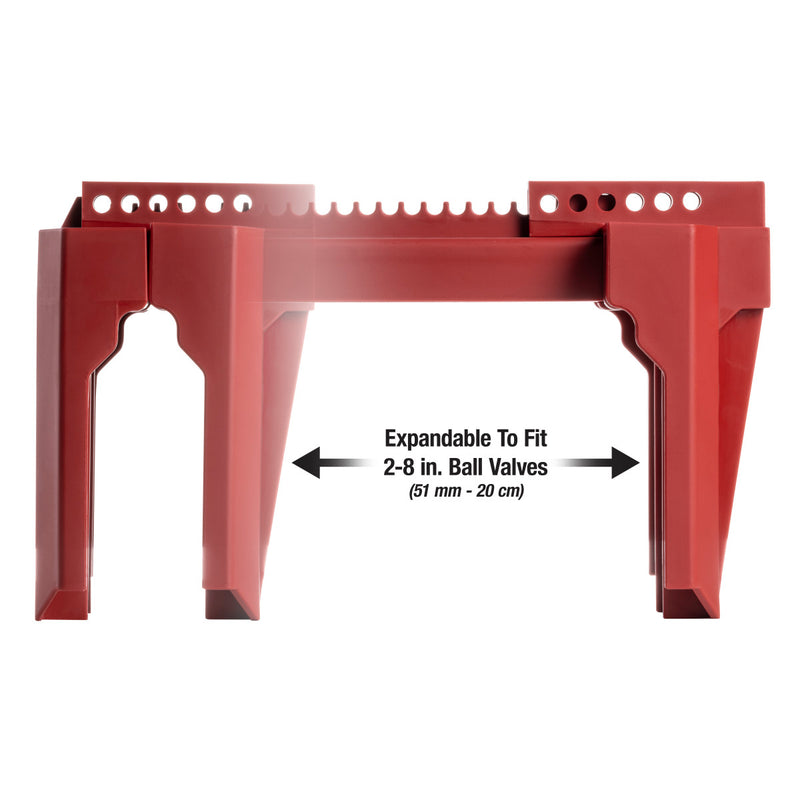 Adjustable Ball Valve Lockout Device