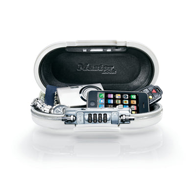 Safe space® small combination lock box with cable