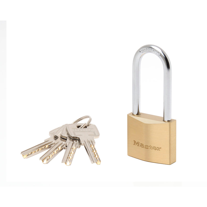 40mm wide extra thick solid brass body padlock with 51mm long shackle