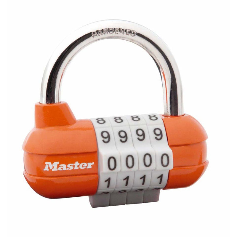 64mm wide set your own combination pro sport padlock; assorted colours
