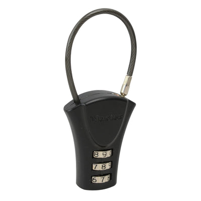 37mm wide set your own combination padlock with flexible shackle; assorted colours