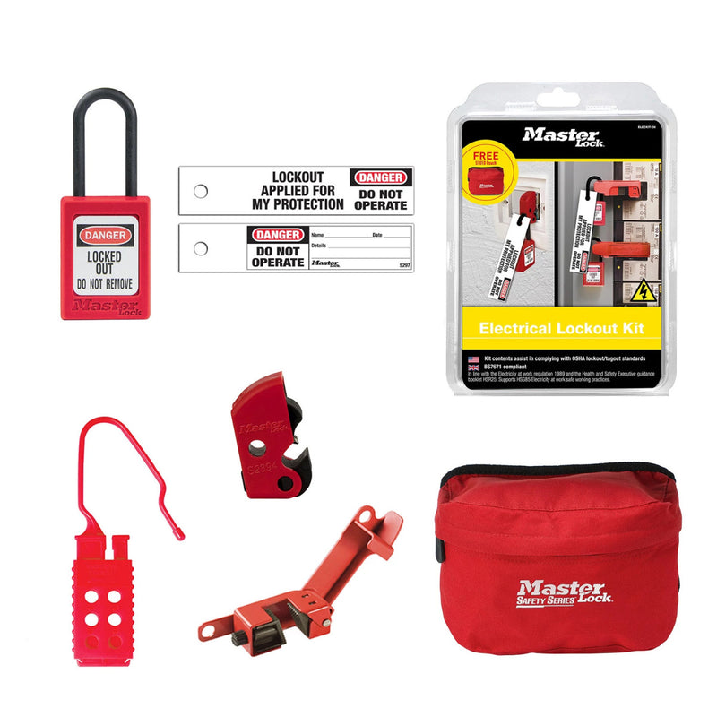 Electrical lockout kit    clamshell kit   english uk