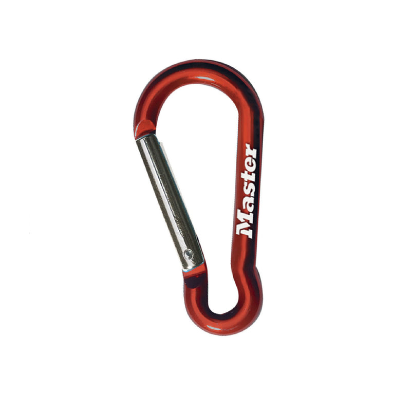 Master Lock 1270CAR-BOWL Zink Carabiner Hook, Random Color, 8x4x1 cm