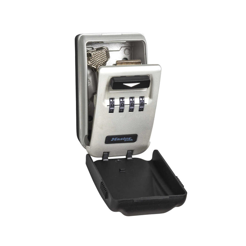 Caja de cerradura con llave de esfera iluminada Select Access® para montaje en pared
