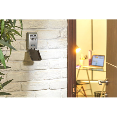 Caja de cerradura con llave de esfera iluminada Select Access® para montaje en pared