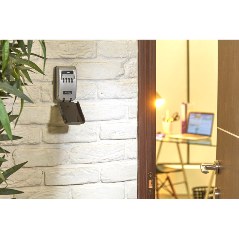 Caja de cerradura con llave de esfera iluminada Select Access® para montaje en pared