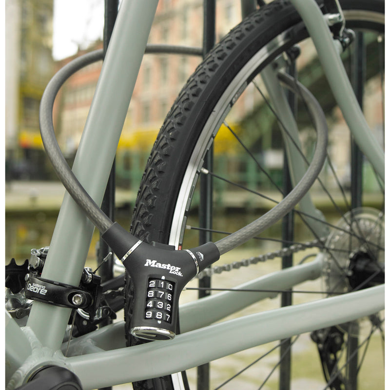 Cable de 90 cm de largo x 12 mm de diámetro con combinación personalizada; negro