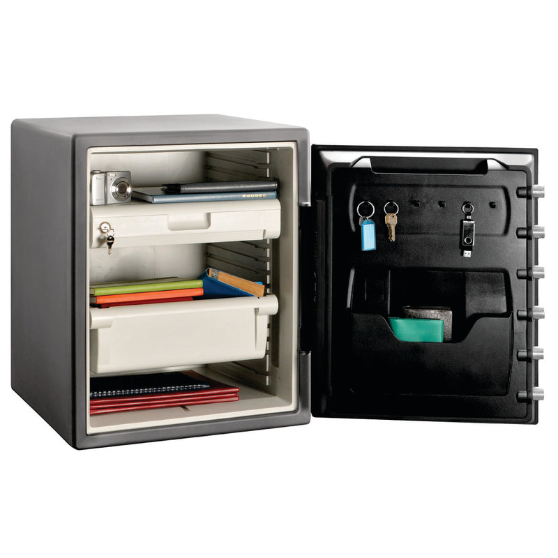 XX Gran caja fuerte digital de doble seguridad con combinación y llave