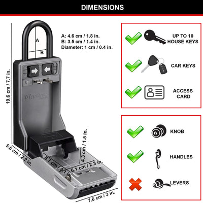 5480EURD Caja de seguridad portátil Select Access