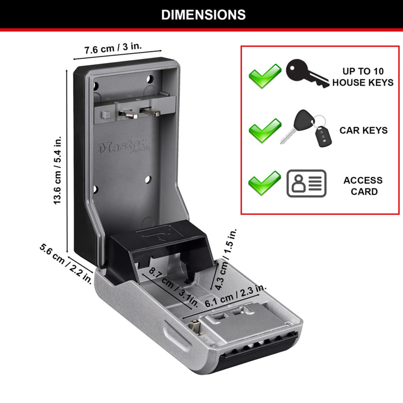 5481EURD Caja de cerradura de pared Select Access