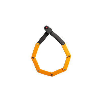 Candado de bicicleta plegable de 800 mm de longitud con eslabones de acero de 4 mm de diámetro