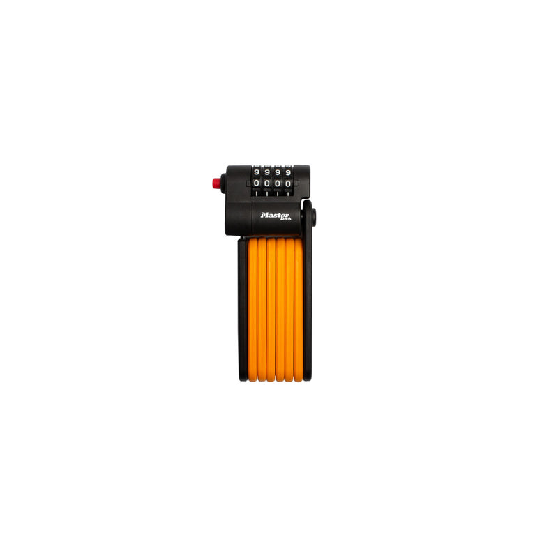 Candado de bicicleta plegable de 800 mm de longitud con eslabones de acero de 4 mm de diámetro