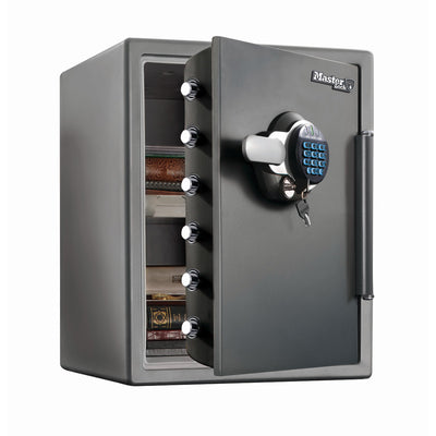 XX Gran caja fuerte digital de doble seguridad con combinación y llave