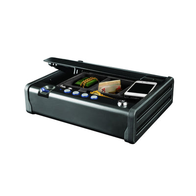 Pequeña caja fuerte compacta de acceso rápido para huellas dactilares