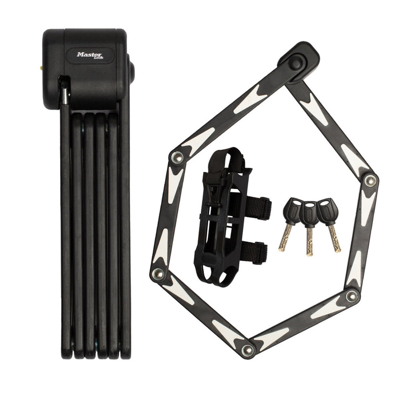 Cadenas pour vélo pliant d'une longueur de 950 mm avec des maillons en acier trempé d'un diamètre de 5 mm.