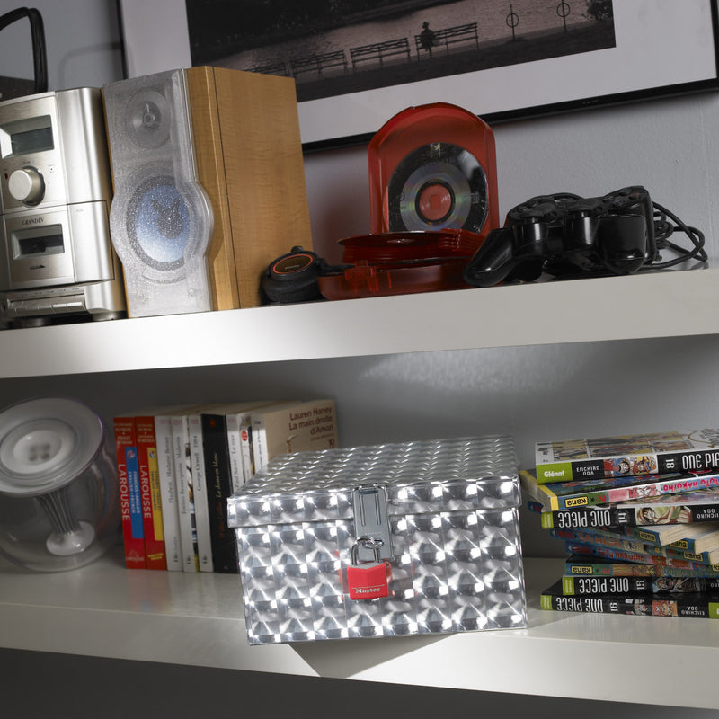 30 mm breed hangslot met massief aluminium behuizing; geassorteerde kleuren