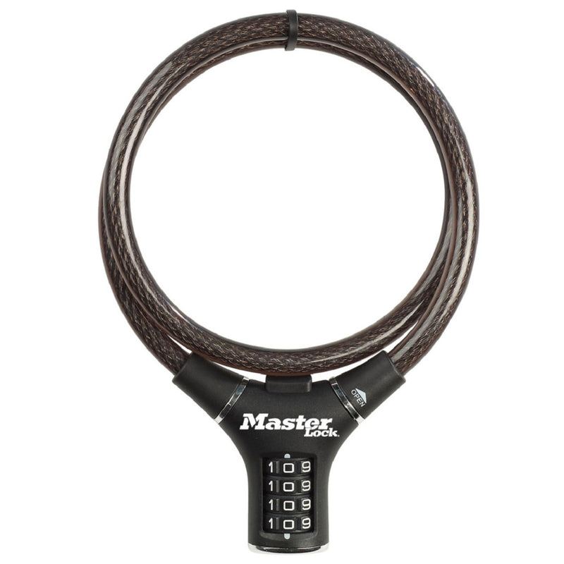 90cm lang x 12mm diameter stel je eigen combinatieslot in; zwart