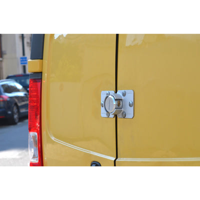 Set van beugel nr. 770 zware beugel + rond zink hangslot nr. 6271