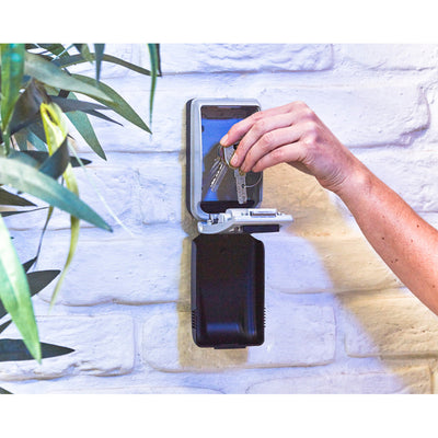 Medium verlichte draaiknop sleutel slotkast Select Access® muurbevestiging
