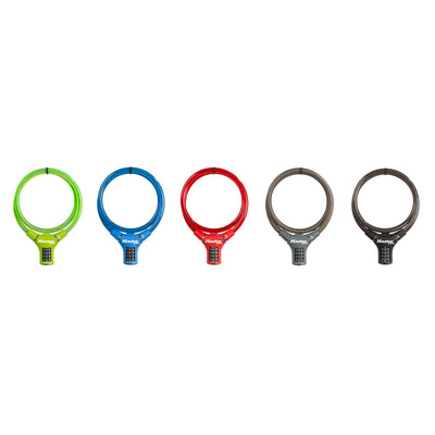 90cm lang x 12mm diameter stel je eigen combinatieslot in; zwart