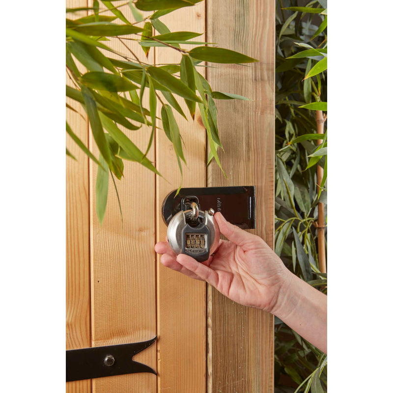 70 mm breed Excell® zink discus hangslot met omhulsel; stel uw eigen combinatie in